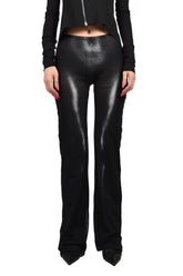 MESH STRAIGHT TROUSER PRINTED "BODY DUST"