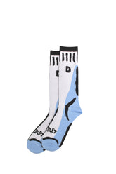 TWO-DIMENSIONAL SOCKS / WHT