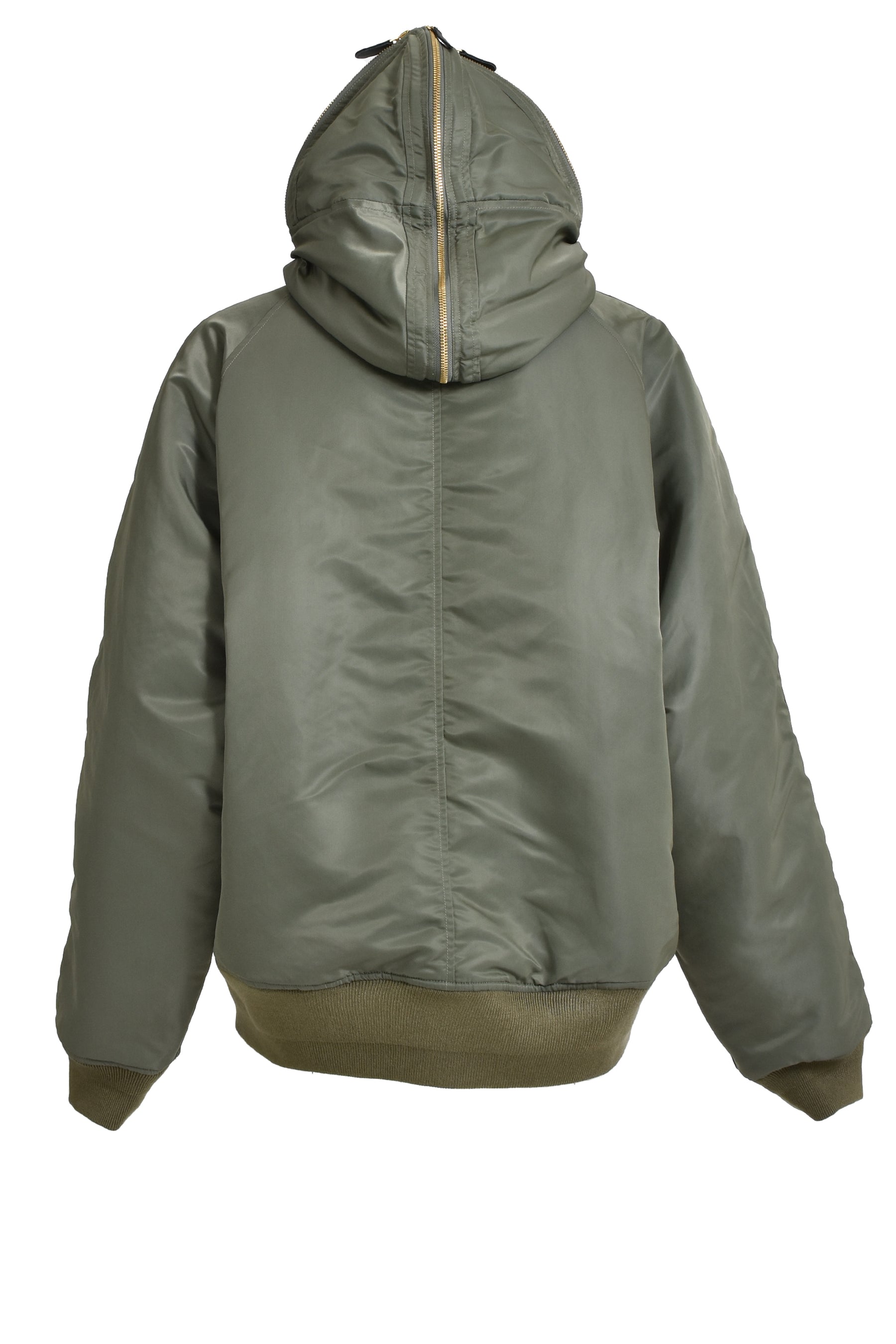 PETAL MOUTH HOOD BOMBER JACKET / KHA