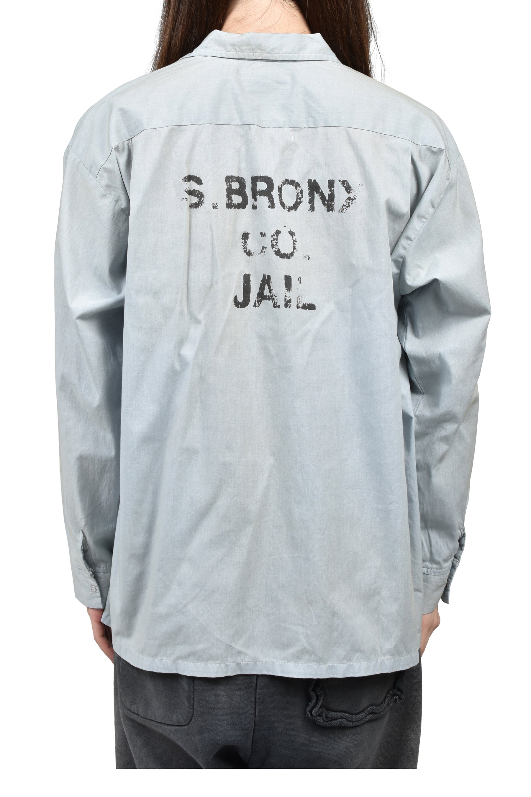 S.BRONX CO. JAIL SHIRT AGED / L.BLU