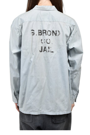 S.BRONX CO. JAIL SHIRT AGED / L.BLU