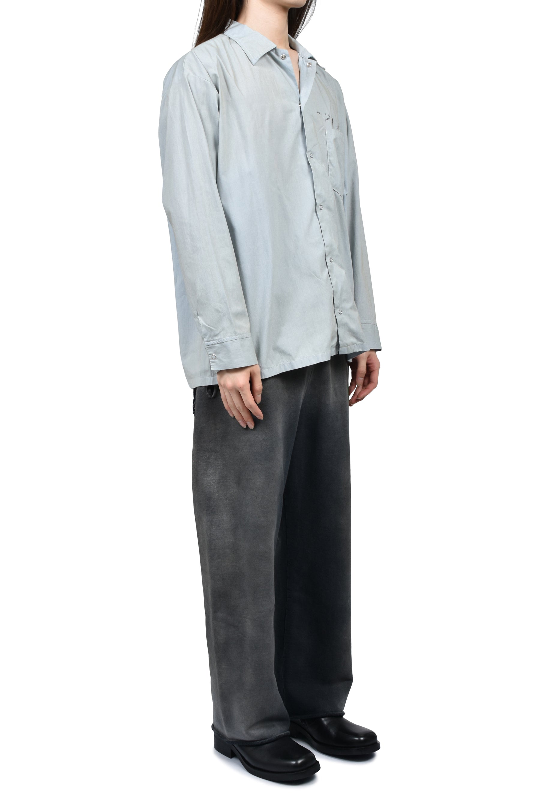 BOW WOW Bow Wow SS26 S.BRONX CO. JAIL SHIRT AGED / L.BLU - NUBIAN