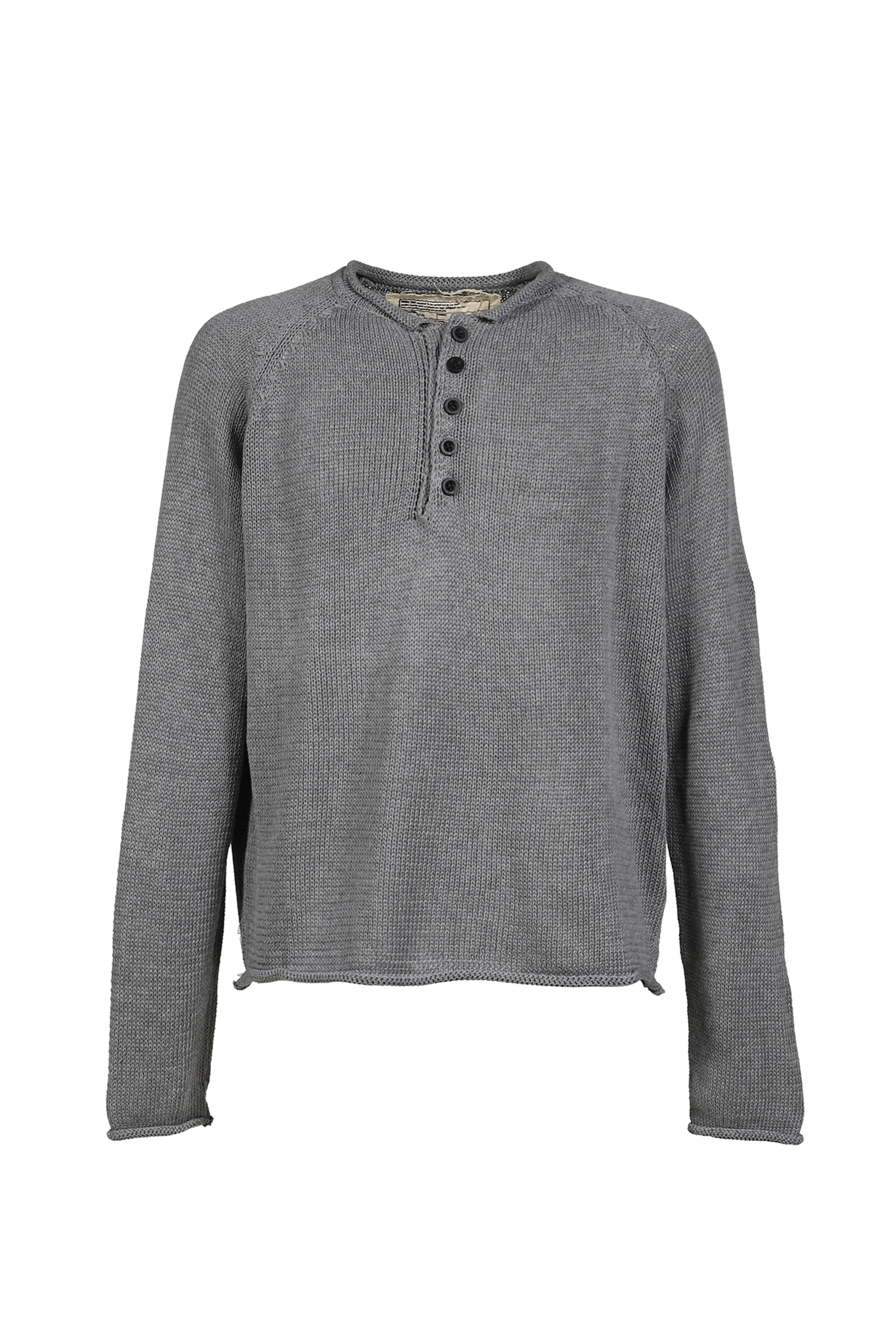 BUTTON COTTON USED SHIRT GREY / GRY