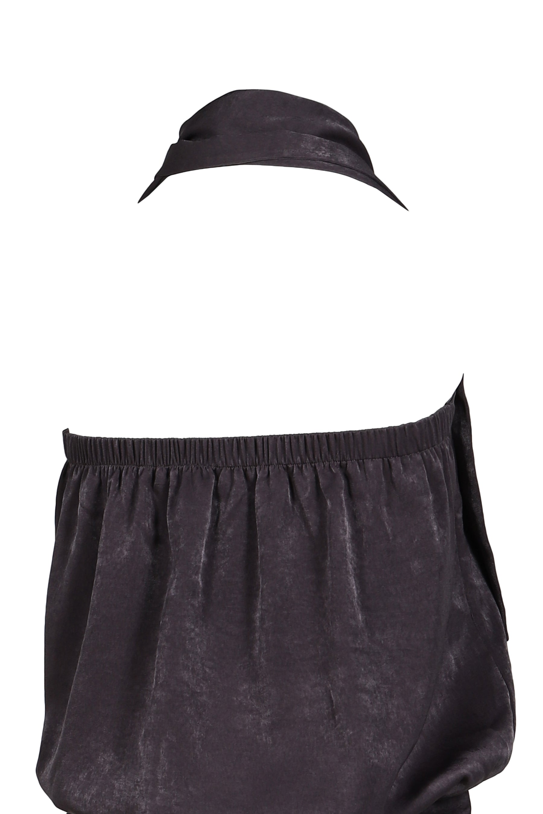 WRAP SCARF BLOUSE / KHA