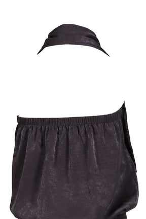 WRAP SCARF BLOUSE / KHA