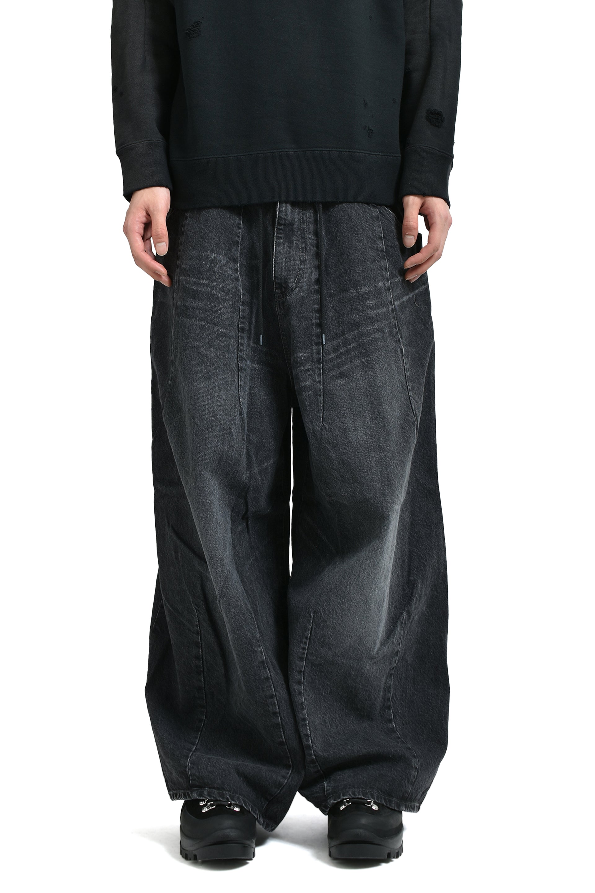 H.D. BUGGY JEAN - 12OZ DENIM / BLK