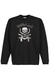 VETEMENTSXMOTORHEAD SKULL LONGSLEEVE / WASHED BLK