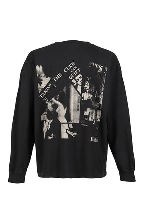 TAKING THE CURE LS T-SHIRT / FADED BLK 