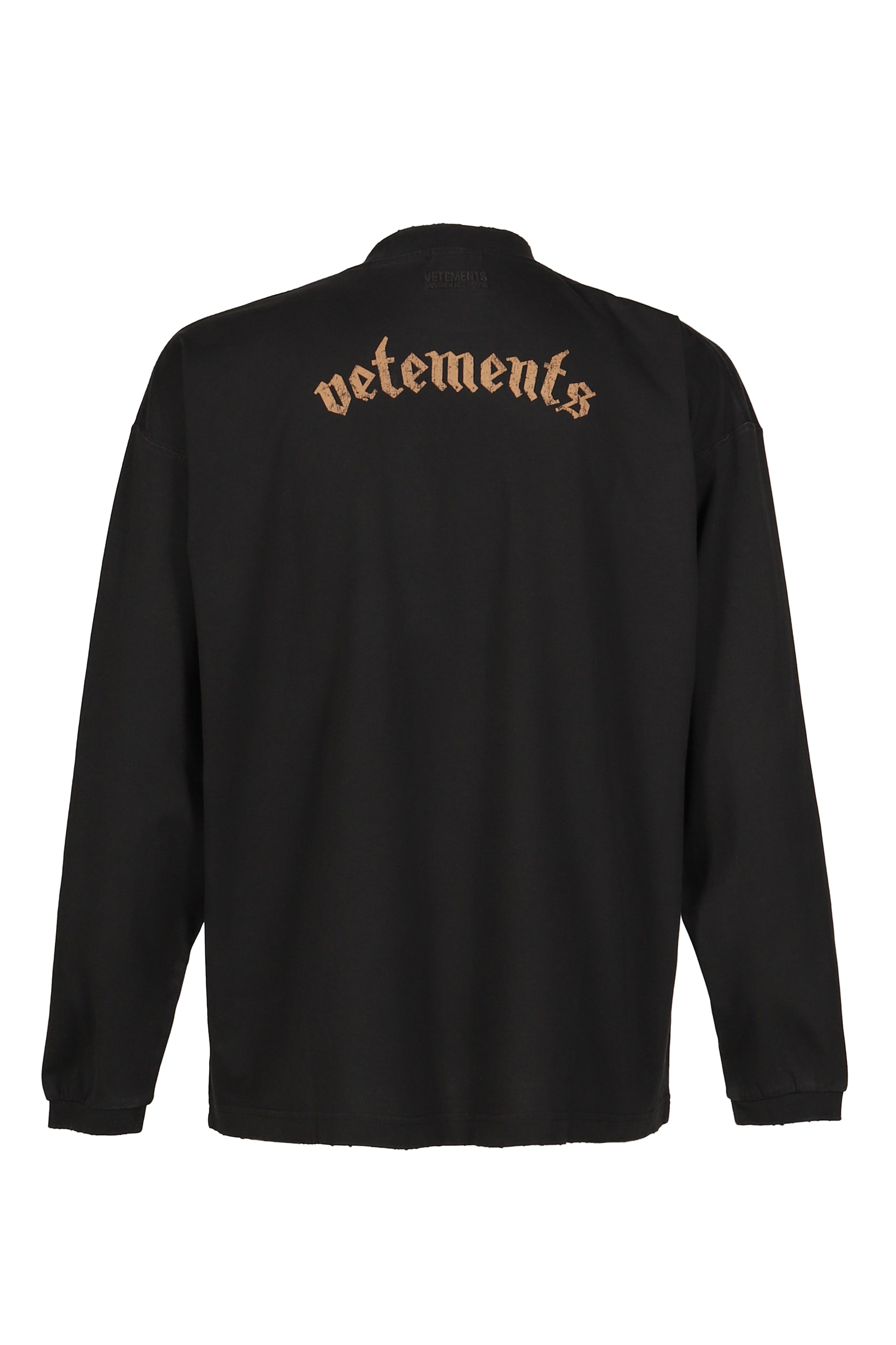VETEMENTSXMOTORHEAD SKULL LONGSLEEVE / WASHED BLK