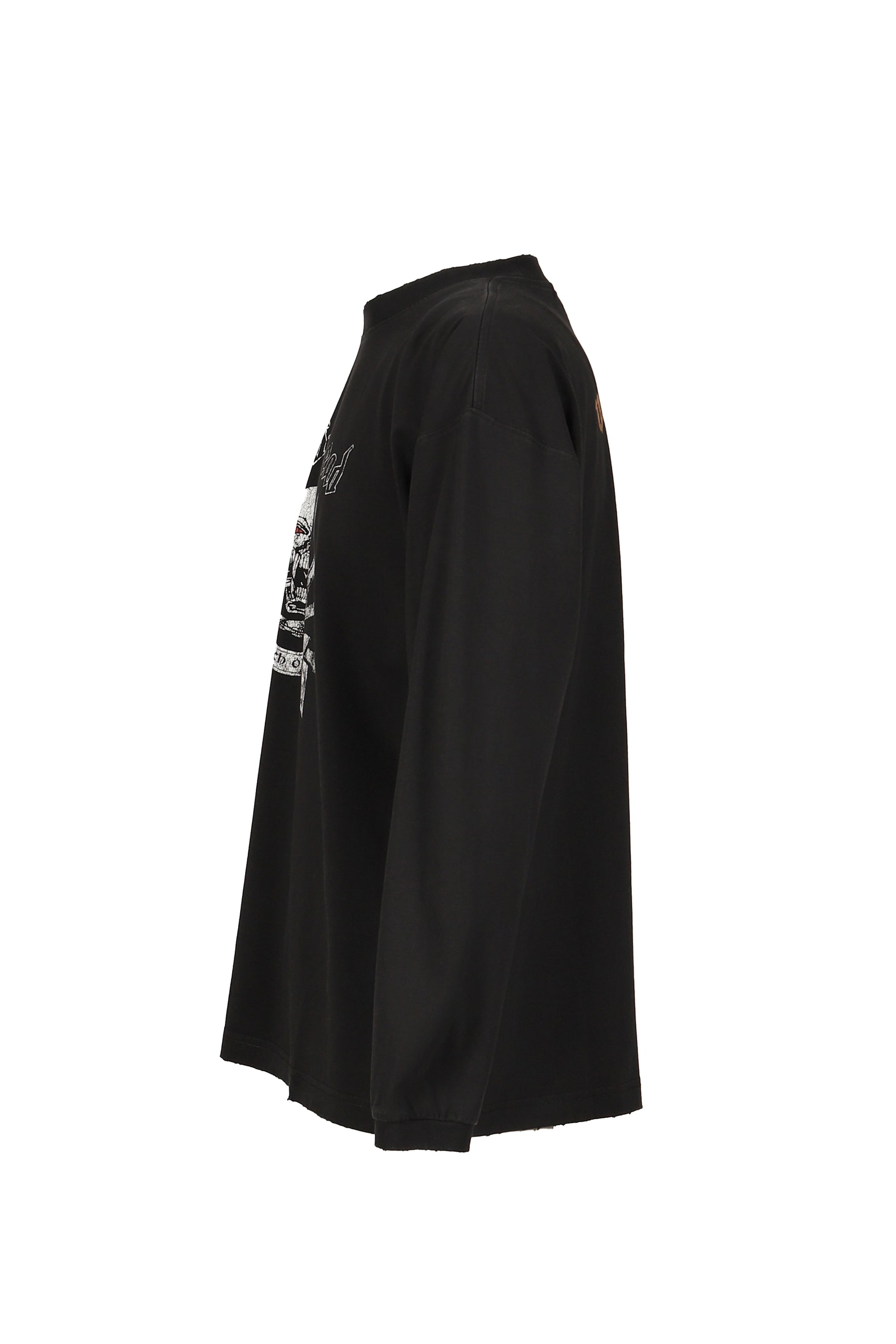 VETEMENTSXMOTORHEAD SKULL LONGSLEEVE / WASHED BLK