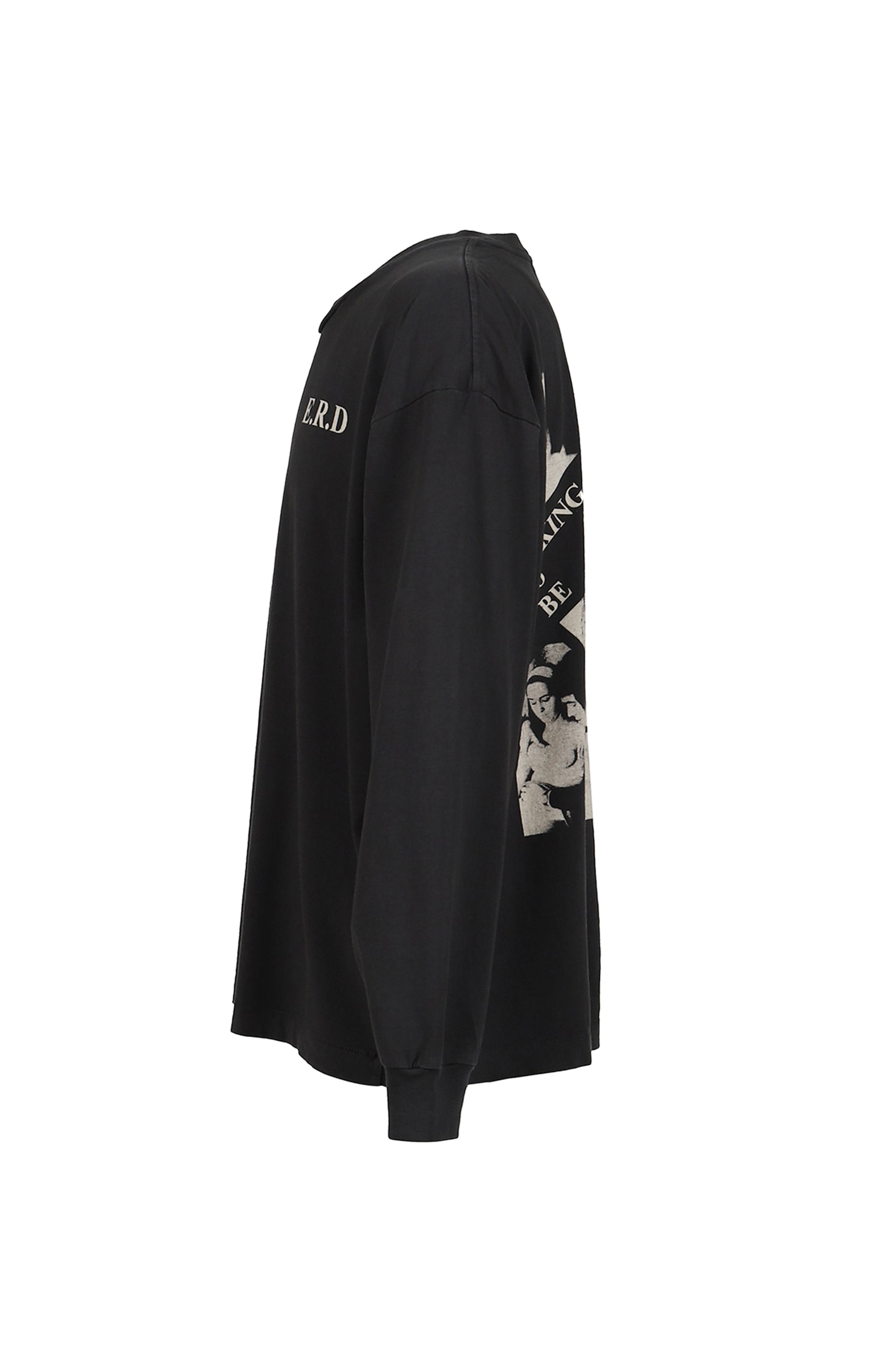 TAKING THE CURE LS T-SHIRT / FADED BLK 