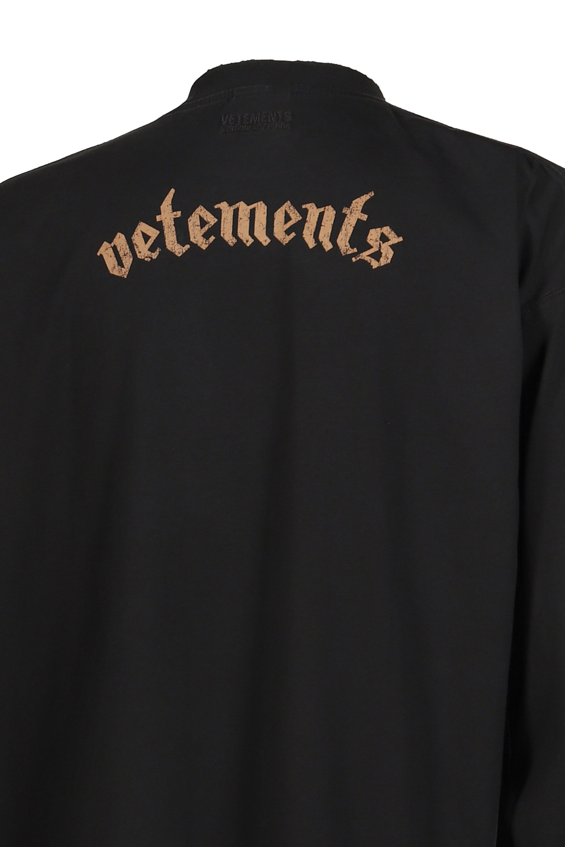 VETEMENTSXMOTORHEAD SKULL LONGSLEEVE / WASHED BLK