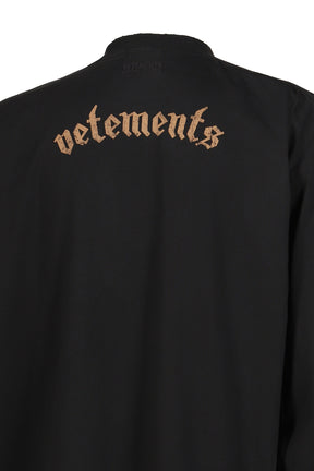 VETEMENTSXMOTORHEAD SKULL LONGSLEEVE / WASHED BLK