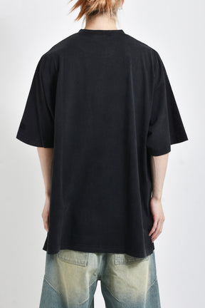 PROPERTY OF VETEMENTS T-SHIRT / WASHED BLK