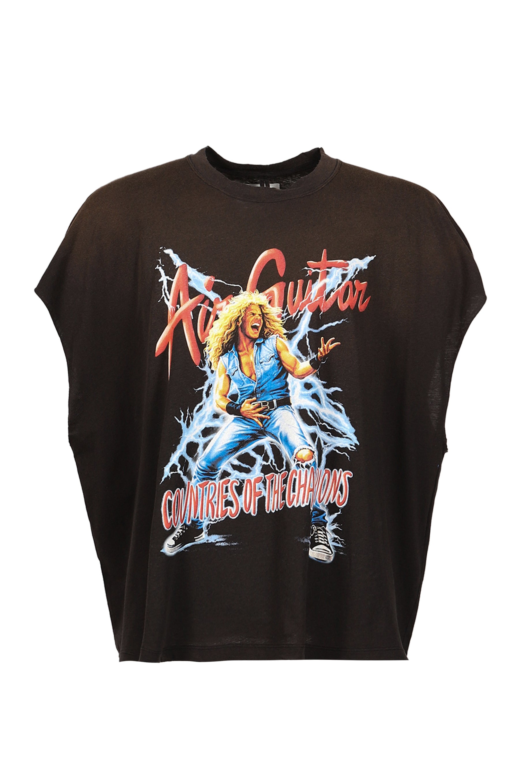 AIR BAND SLEEVELESS T-SHIRT / BLK