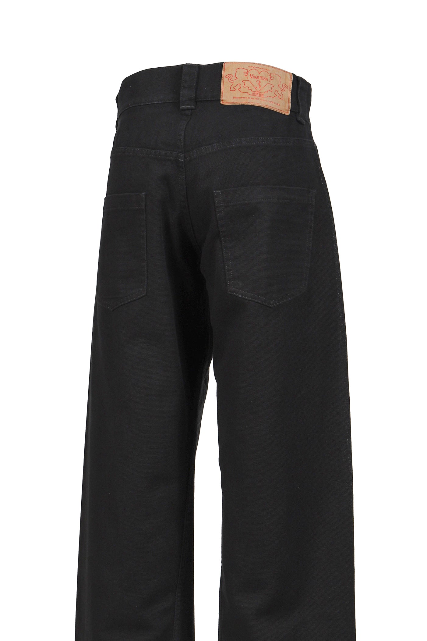 PAINTED WORKWEAR PANTS WOVEN / BLK