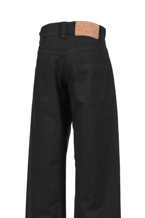 PAINTED WORKWEAR PANTS WOVEN / BLK