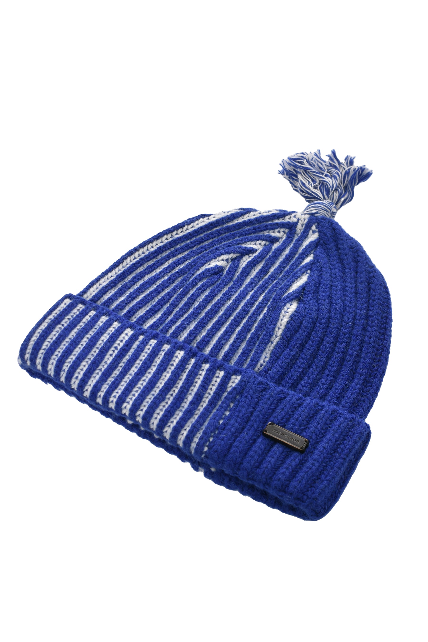 ADERERROR BEANIE WITH COMBINATION COLORS / BLU
