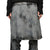 RUSTY WAXED WRAP SKIRT / RUSTY GRY