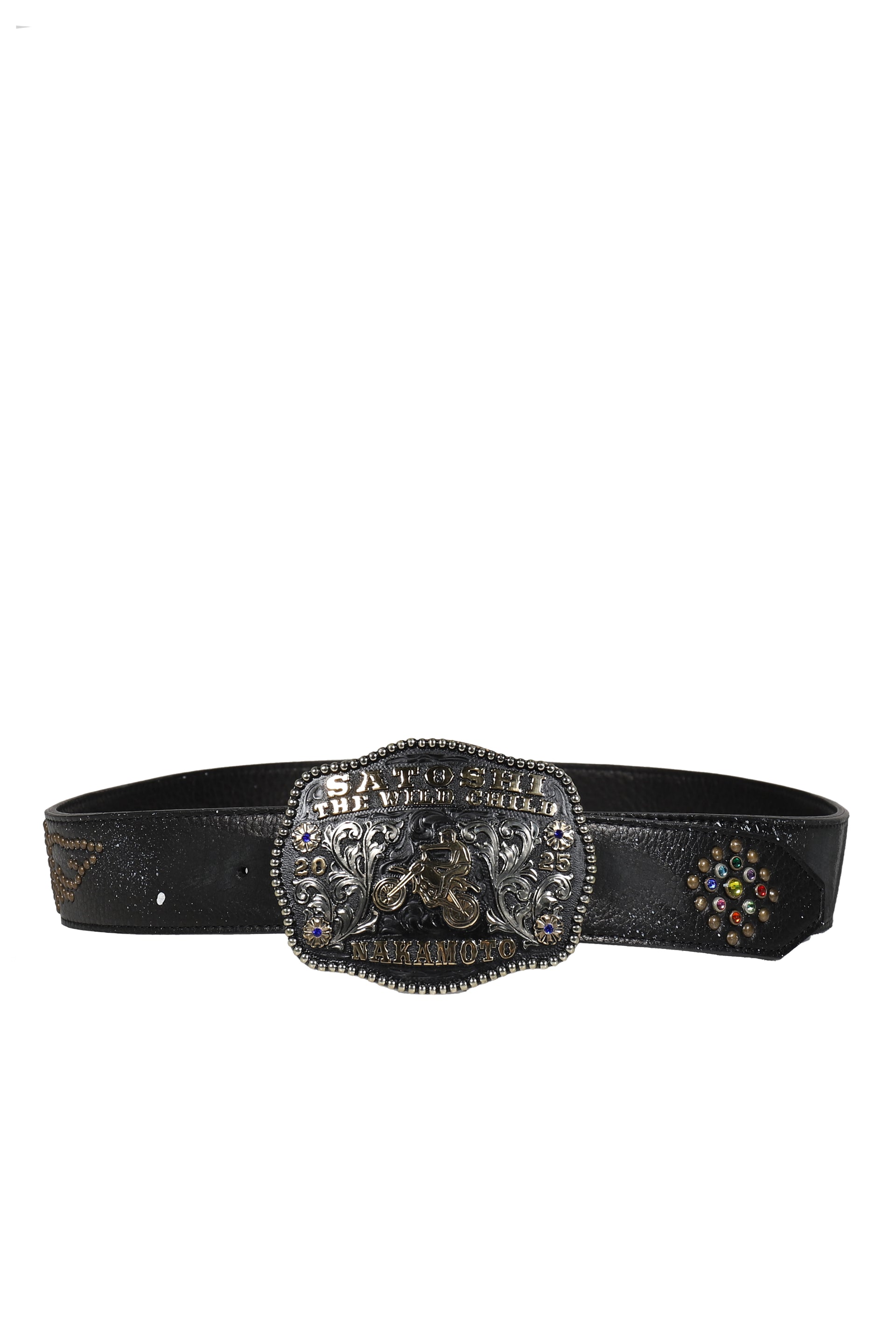 THE WILD CHILD STUDDED BELT / BLK