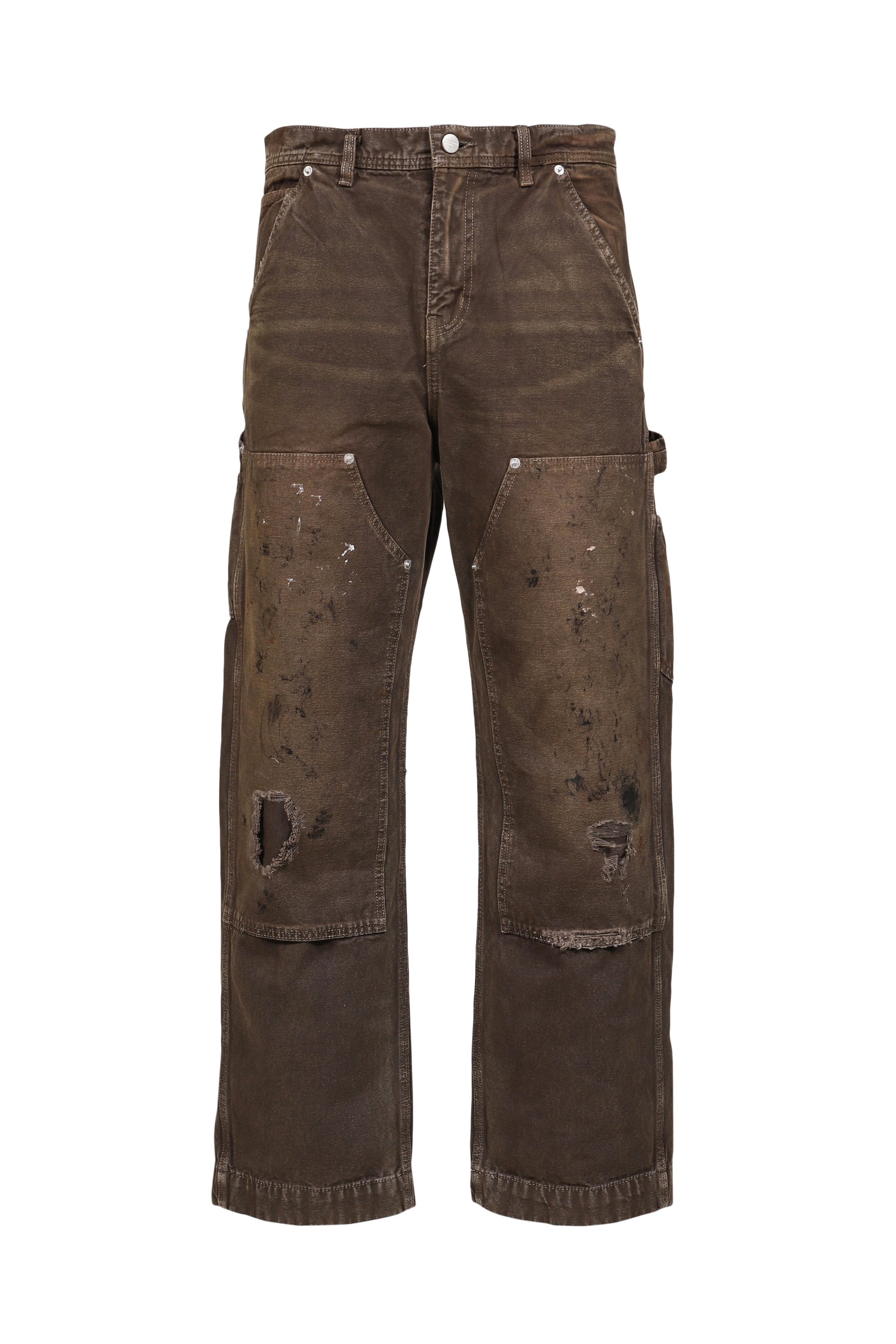 DOUBLE KNEE PAINT PANTS / BRW
