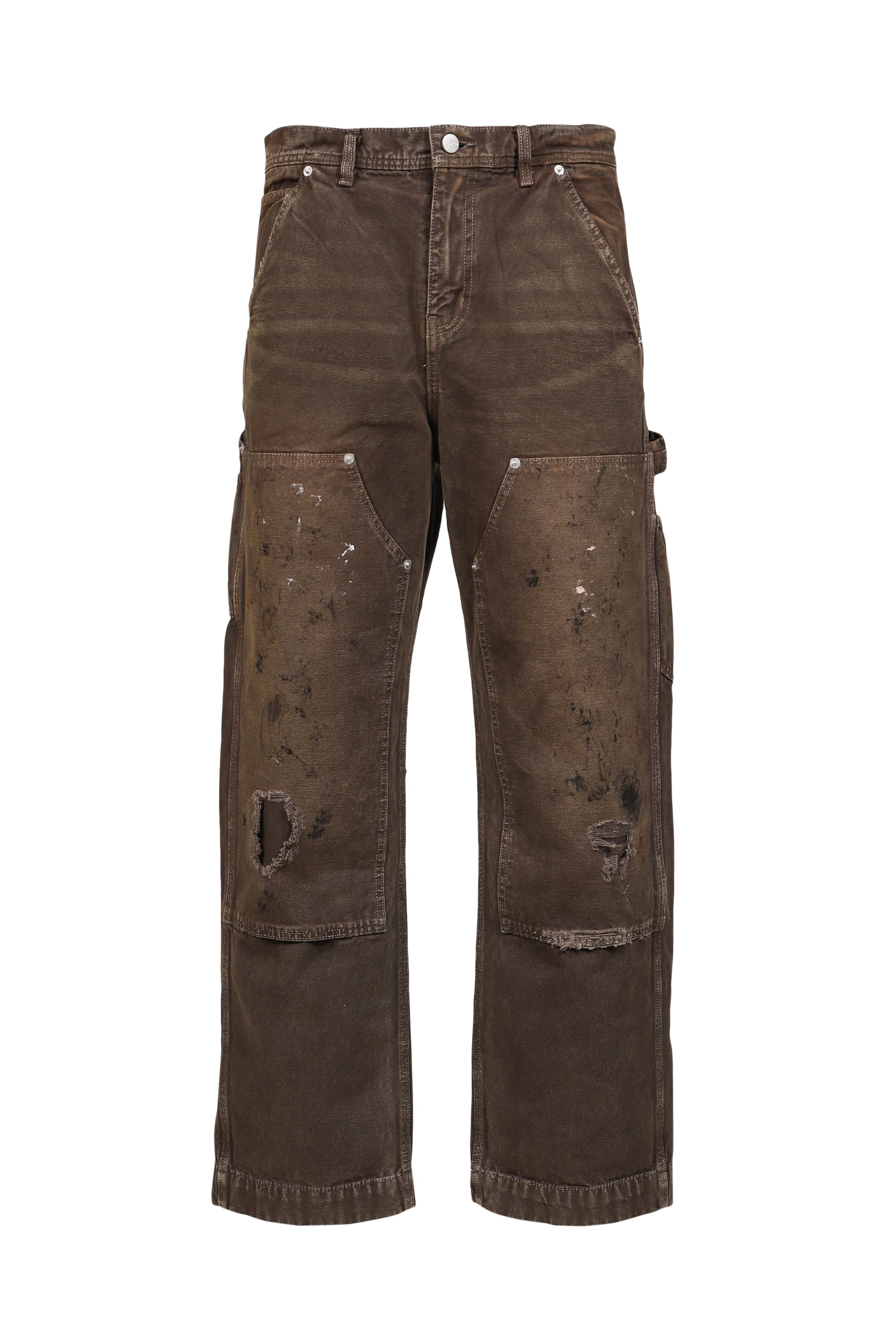 DOUBLE KNEE PAINT PANTS / BRW