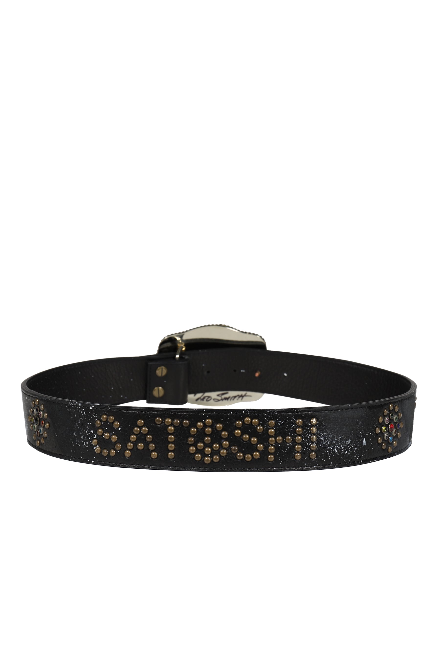THE WILD CHILD STUDDED BELT / BLK
