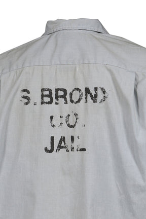 S.BRONX CO. JAIL SHIRT AGED / L.BLU