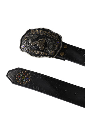 THE WILD CHILD STUDDED BELT / BLK