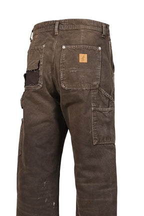 DOUBLE KNEE PAINT PANTS / BRW