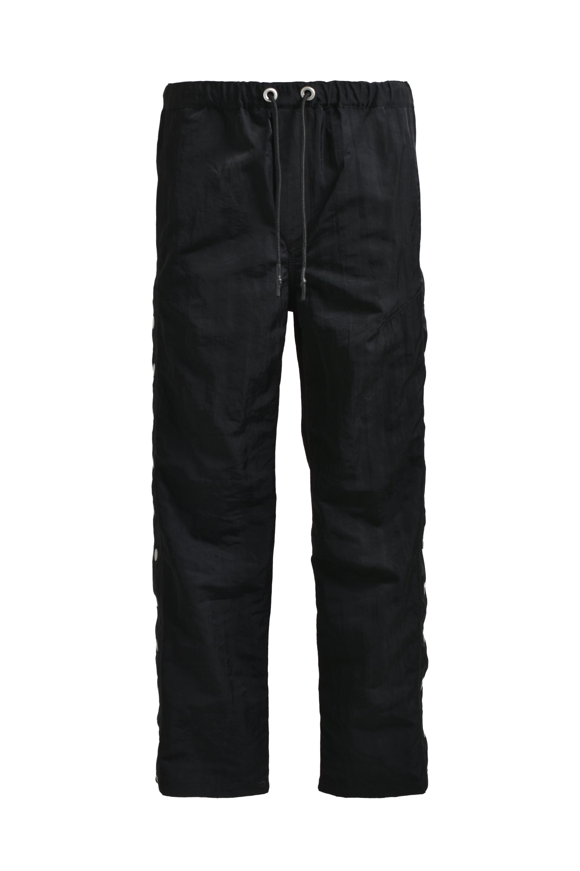 BREATH NEWRICH SIDE BOTTUN PANTS / NYLON BLK