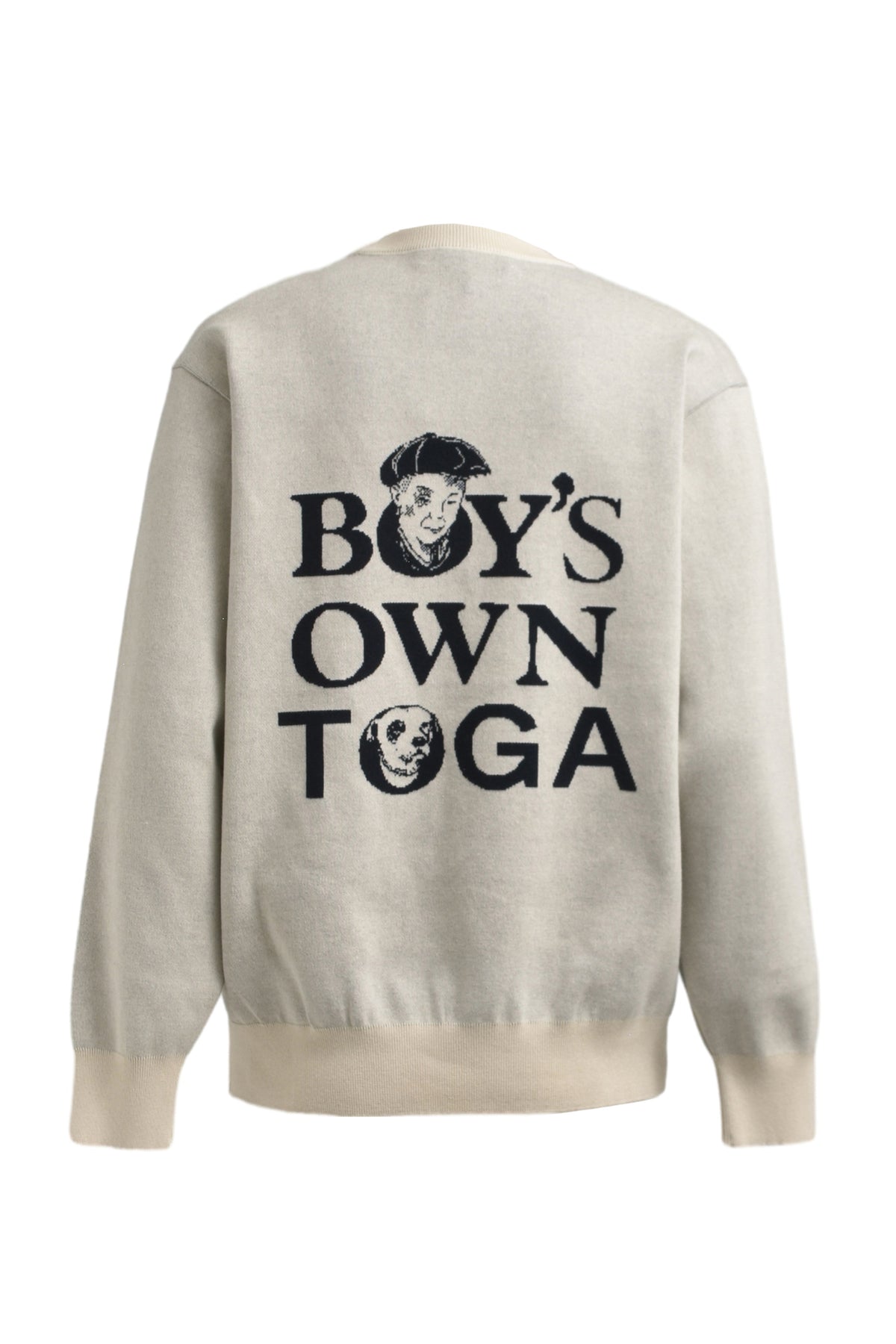 LOGO KNIT PULLOVER BOY'S OWN SP / OFF WHT