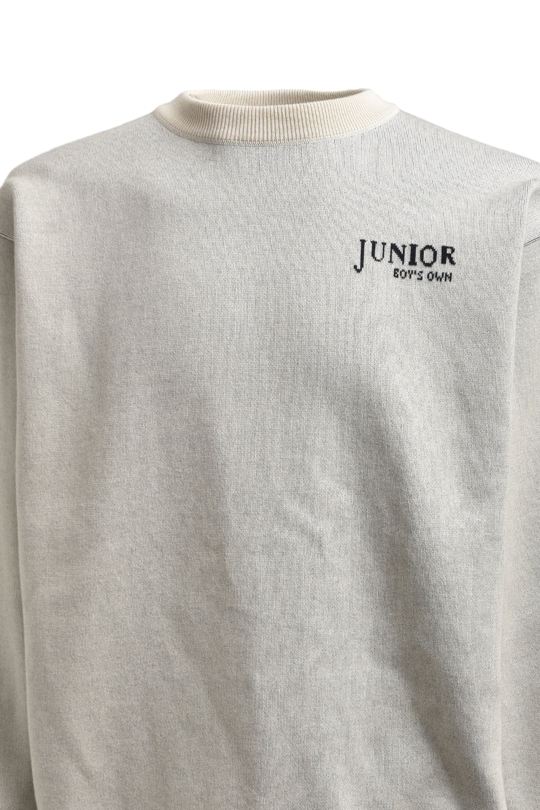 LOGO KNIT PULLOVER BOY'S OWN SP / OFF WHT