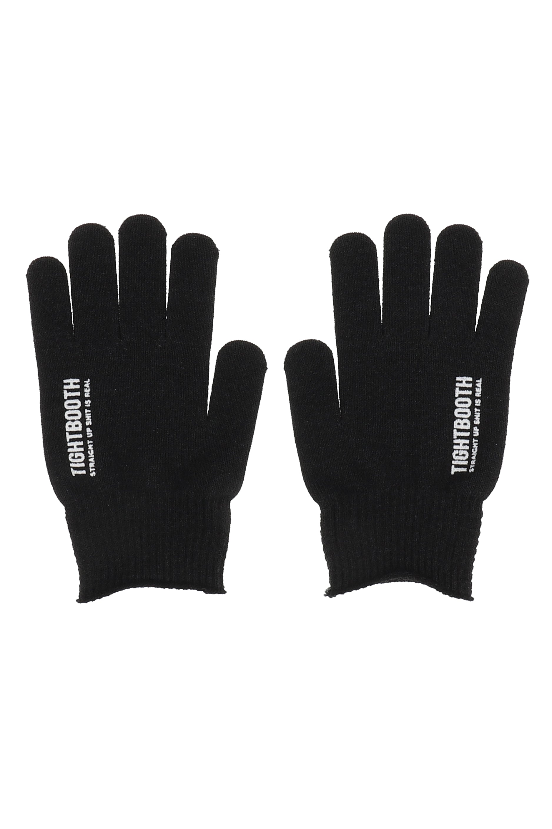 LOGO GLOVE / BLK