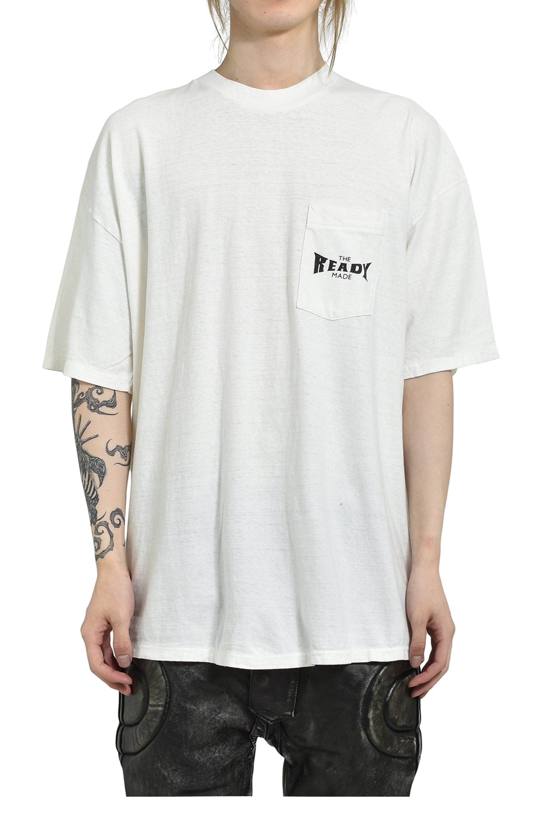 S/S POCKET T-SHIRT / WHITE