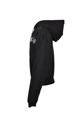 EMBLEM LOGO HOODIE / BLK