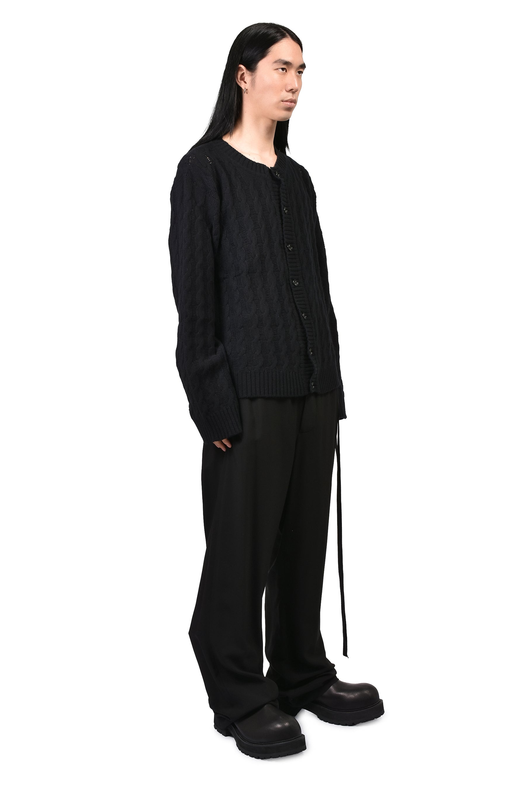 LEON COMFORT FIT TROUSERS / BLK