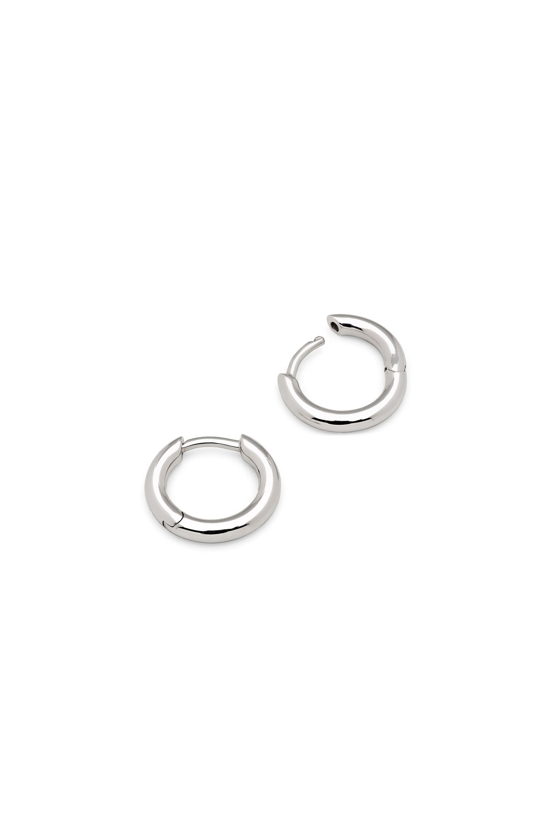CLASSIC HOOPS SMALL / SIL