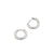 CLASSIC HOOPS SMALL / SIL