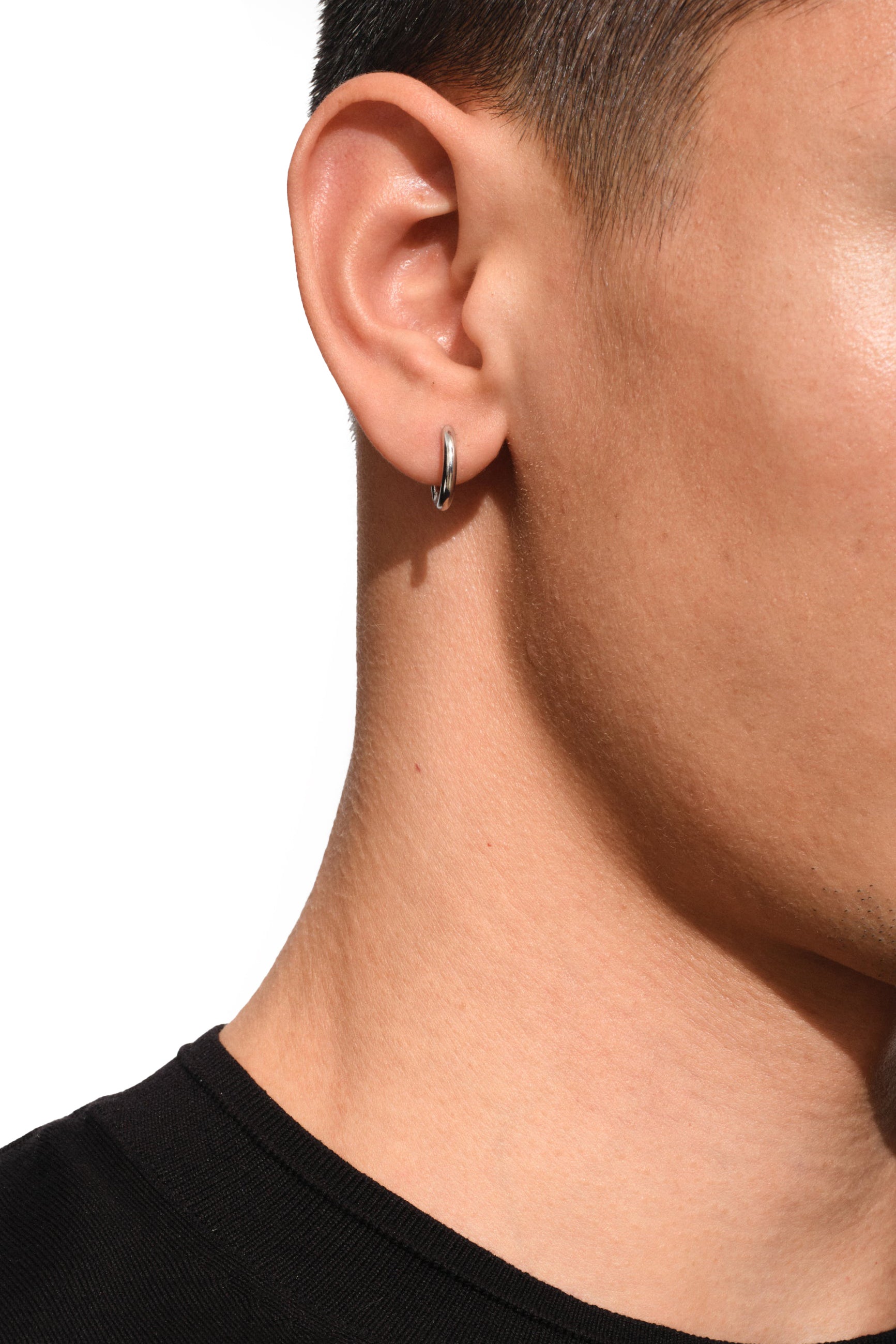 CLASSIC HOOPS SMALL / SIL