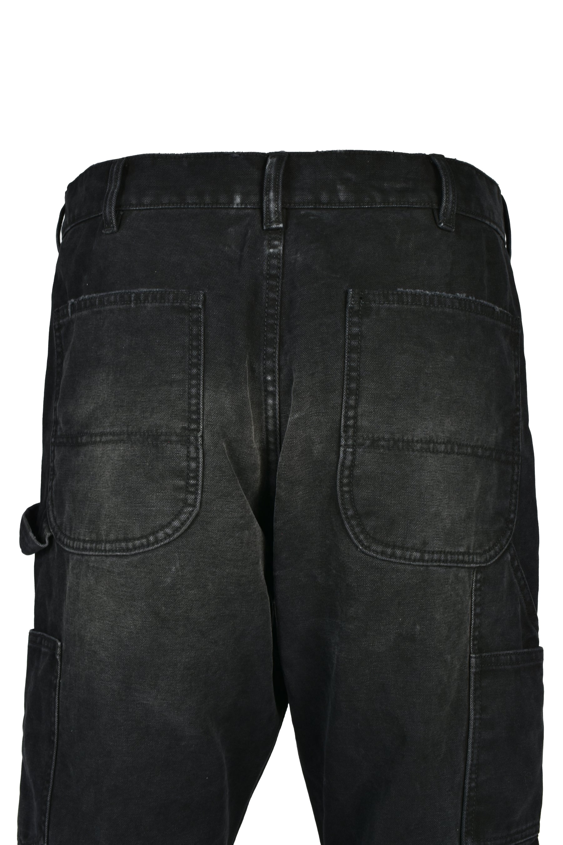 DIRTY DOUBLE KNEE FLARE / FADED BLK