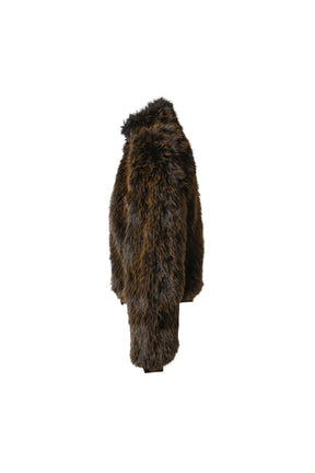 MENDOZA FAUX FUR JACKET / BRW