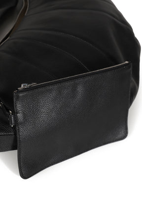 LARGE CROISSANT BAG / BLK
