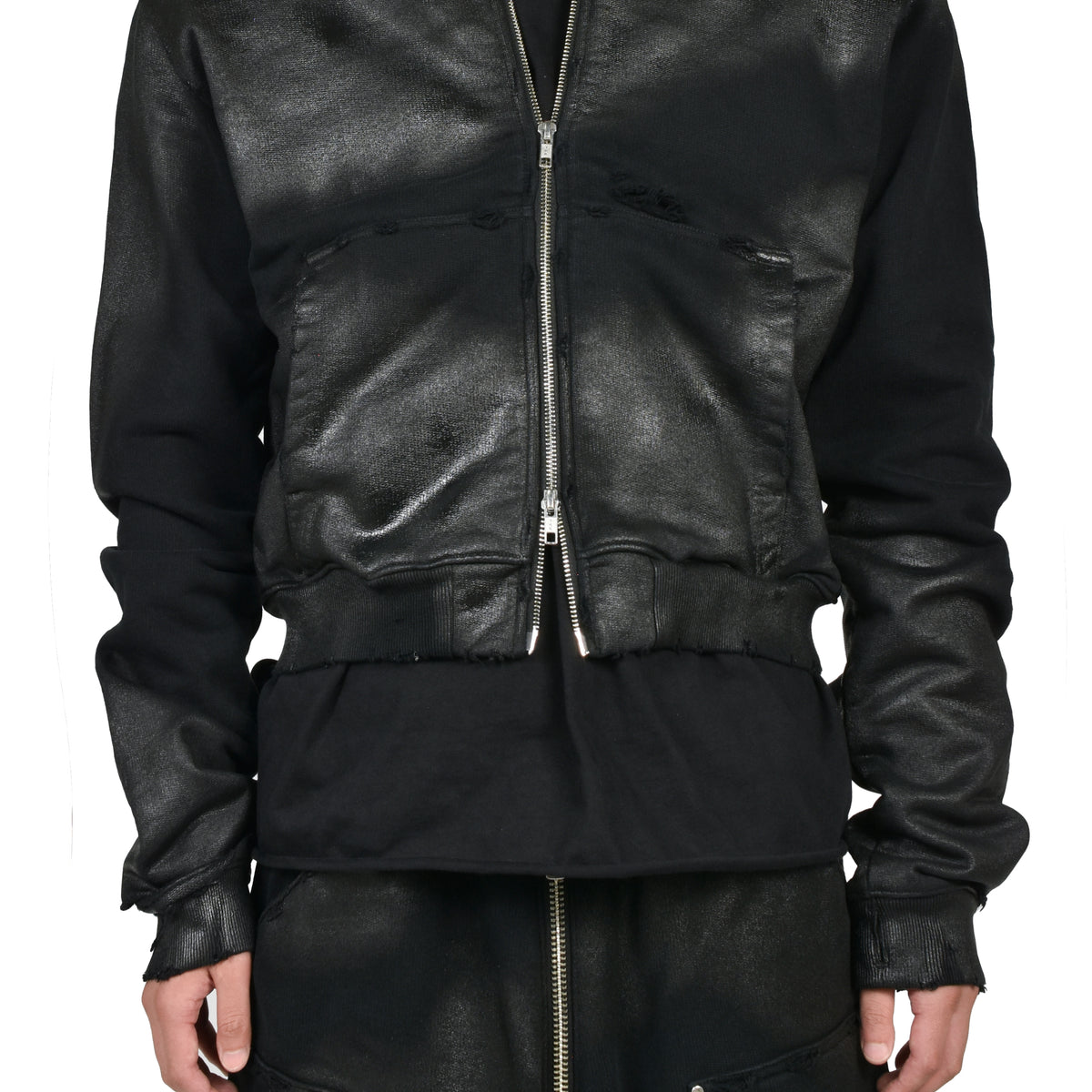 FILTH フィルス SS26 NOIR WAXED FULL ZIP / WAXED BLK - NUBIAN ヌビアン