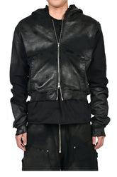 NOIR WAXED FULL ZIP / WAXED BLK
