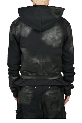 NOIR WAXED FULL ZIP / WAXED BLK