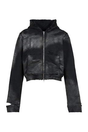 NOIR WAXED FULL ZIP / WAXED BLK