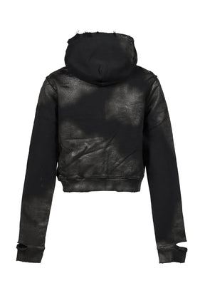 NOIR WAXED FULL ZIP / WAXED BLK