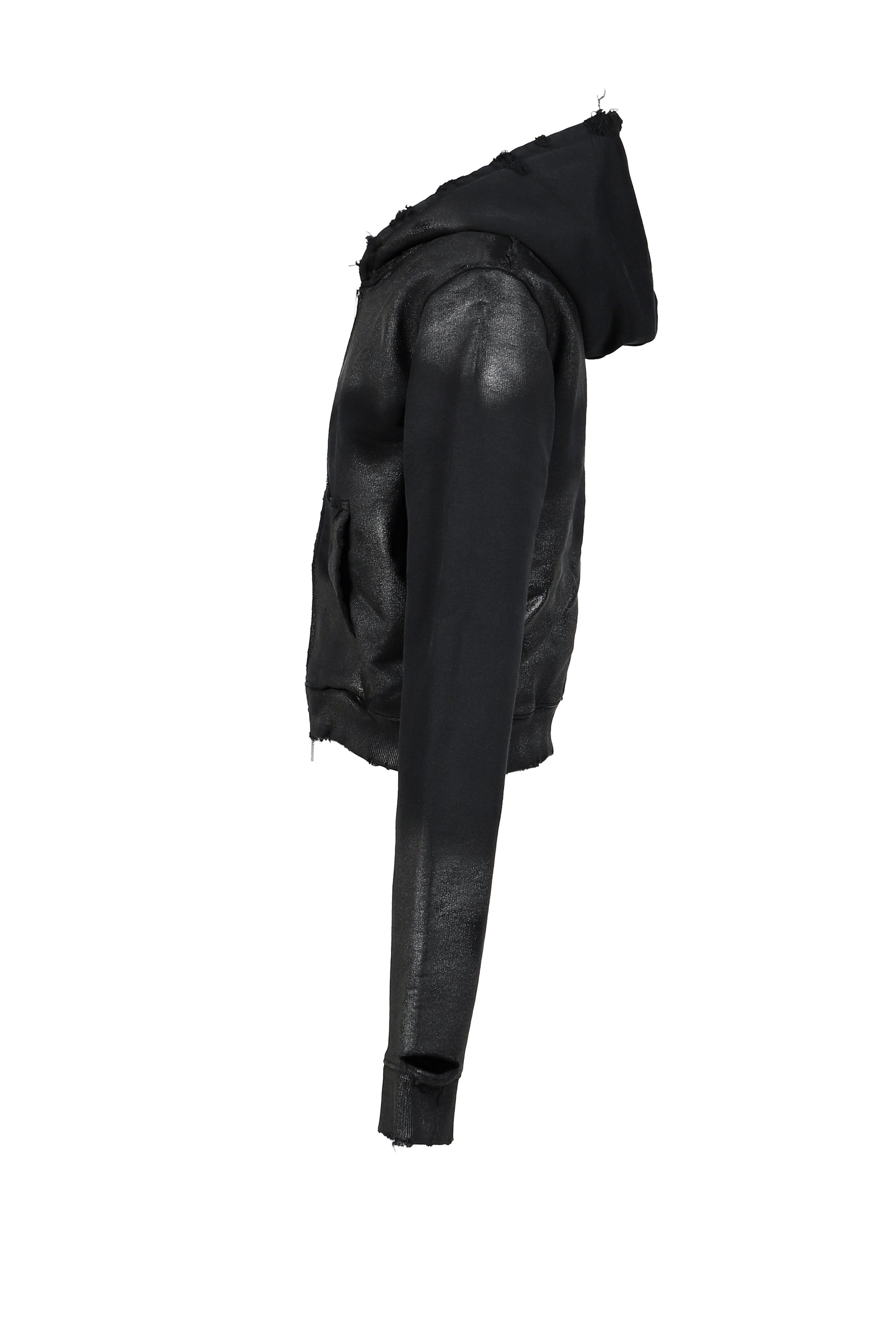 NOIR WAXED FULL ZIP / WAXED BLK