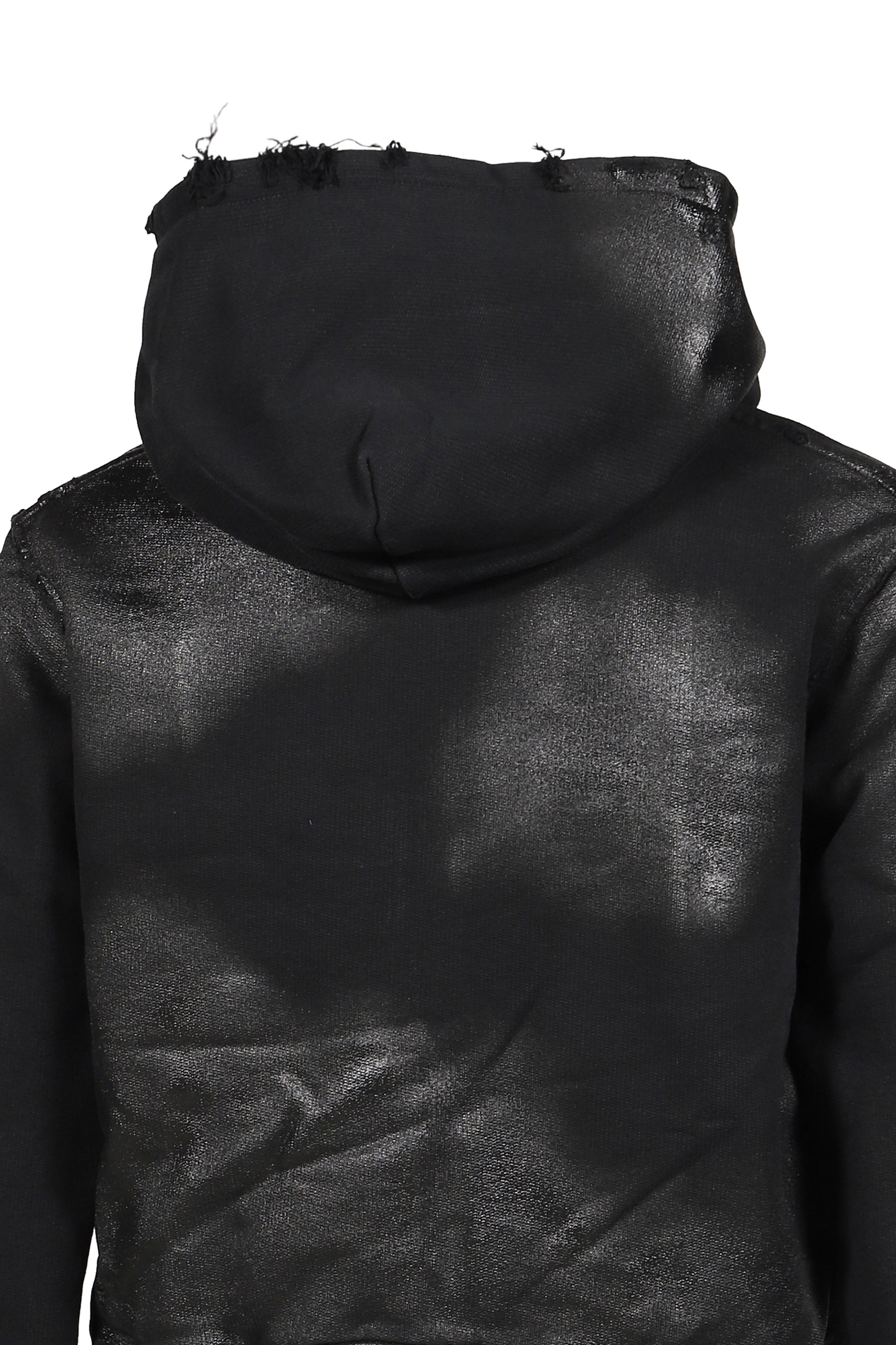 NOIR WAXED FULL ZIP / WAXED BLK